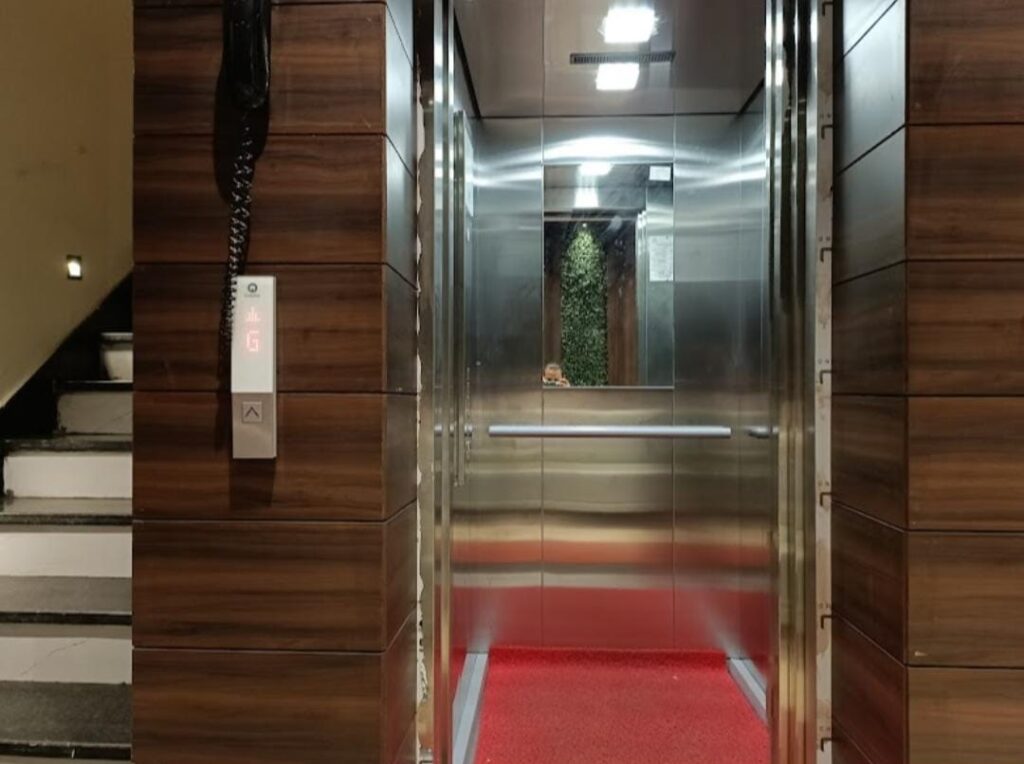 Lift Facility at Hotel Vrinda Inn